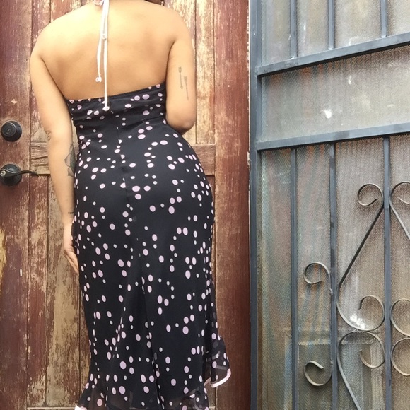 SOLD 💕Pink Dot Cocktail Dress💕 - Picture 4 of 5